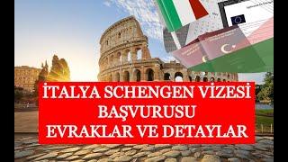 İTALYA SCHENGEN VİZESİ BAŞVURUSU FORM EVRAKLARI ÜCRET VE DETAYLAR iDATA