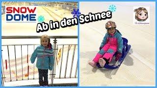 WIR GEHEN SCHLITTEN FAHREN ️ Rodeln im Snow Dome ️ FMA im Schnee ️ Auf dem Spielplatz