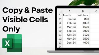 how to COPY and PASTE VISIBLE CELLS ONLY in Excel (Step-by-Step)