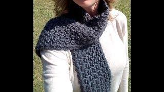 FREE Crochet Scarf - Stormy Waters Infinity