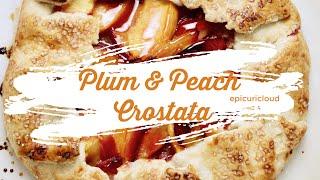 Plum and Peach Crostata