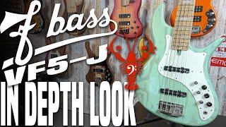 F Bass VF5-J - This Crazy Custom Canadian is the BEST Boutique Jazz Bass - LowEndLobster Fresh Look