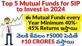 35%-45% Returns giving Best Mutual Funds to BUY now in India for Beginners | Top 5 Mutual Funds BUY