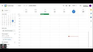 Google Calendar on Chromebook