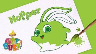 How to Draw Hopper 4 | Sunny Bunnies | Arts & Crafts Videos for Kids | Wildbrain Wonder