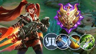 SOLO RANKED LAYLA MVP BEST BUILD ITEMS EMBLEM FOR LAYLA GOOD KILLS