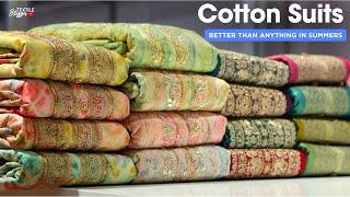 PURE COTTON SUITS | UNSTITCHED COTTON SUITS WHOLESALER AT SURAT |LATEST COLLECTION OF COTTON SUITS