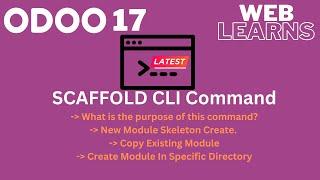 Create module using SCAFFOLD command Odoo 17 Tutorial