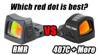 Trijicon RMR vs Holosun 407C, 507C, 508T, 509T, & EPS