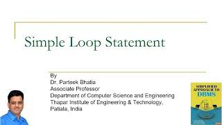 Simple Loop Statement of PL/SQL