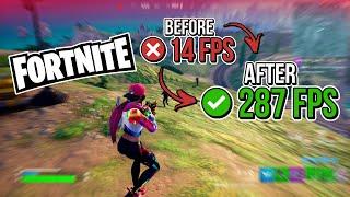 FORTNITE CHAPTER 5: HOW TO BOOST FPS AND FIX FPS DROPS / STUTTER| Low-End PC️