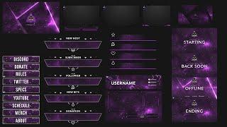 Stream Package - Overlays, Screens V4 After Effects Templates