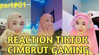 REACTION TIK TOK CIMBRUT GAMING. GILA CANTIKNYA GAK NGOTAk #presetam