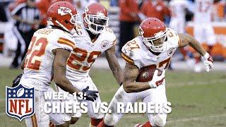 Chiefs Safety Tyvon Branch's Shoe String Pick 6! | Chiefs vs. Raiders | NFL