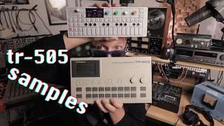 I'm giving away free TR-505 samples (from tape)