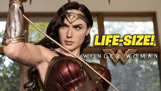 LIFE-SIZE WONDER WOMAN BUST by Infinity Studio!!! Best 1:1 Gal Gadot Statue Available?!