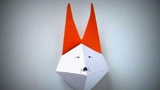 Origami - How to make a FOX MASK