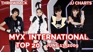 [THROWBACK] MYX INTERNATIONAL TOP 20 (June 13, 2009) | JJ Charts