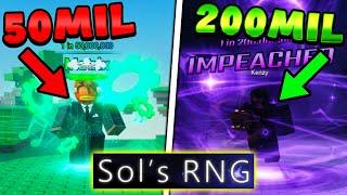 SOLS RNG INSANE SUBSCRIBERS SHOWCASE...