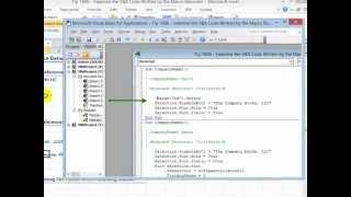 How to Examine & Edit the VBA Code for a Recorded Macro