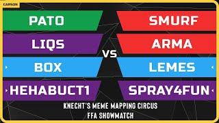 WC3 - FFA Showmatch - Knecht's Meme Mapping Circus