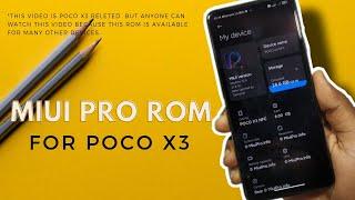 MIUI PRO ROM FOR POCO X3