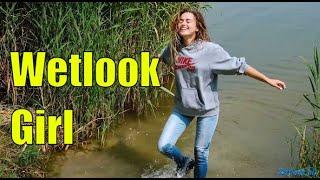 Wetlook raglan | Wetlook Girl in Lake | Wet Look Hair