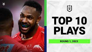 The top 10 plays from Round 1 of 2023 | Match Highlights