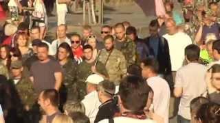 Right Sector Rally: Ukraine's far-right paramilitary group have held a large rally in central Kyiv