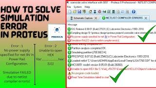 How to Fix 'No Power Supply Specified' Error in Proteus - Step-by-Step Tutorial / #E_infotainment