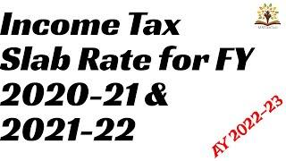 Income Tax Slab for FY 2021-22 | AY 2022-23