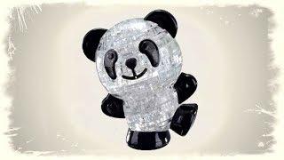Крутой 3D пазл! СОБИРАЕМ Крутую Светящуюся ПАНДУ! 3D Puzzle building glowing Panda toy!