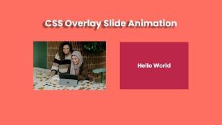 CSS Overlay Effect Animation with HTML CSS | HTML CSS Overlay Effect Animation @raselcoder