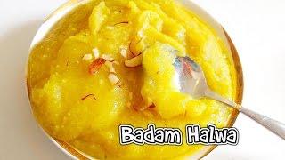 BADAM HALWA / ALMOND HALWA RECIPE - Tasty Appetite