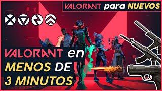 ¿Qué es VALORANT? Te explico el juego de manera RÁPIDA | VALORANT en MENOS DE 3 MINUTOS para NUEVOS