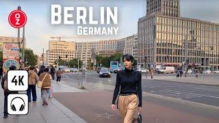 BERLIN - Germany  4K Walking Tour | Iphone 15 Pro  Berlin is getting cold and windy 