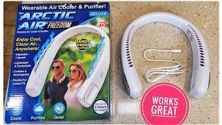 IT WORKS GREAT!  Arctic Air Freedom Personal Air Fan by Ontell Rechargeable Review