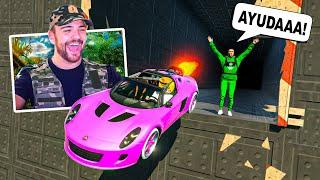 AGUJEROS CON SORPRESAS!! ABANDONO A MI COMPAÑERO!! - GTA 5 ONLINE