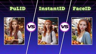 AI Face Swap Battle: PuLID vs InstantID vs FaceID