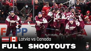 Full shootouts: Latvia vs Canada | 2025 #WorldJuniors