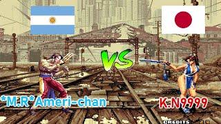 SNK vs. Capcom - SVC Chaos Super Plus - *M.R*Ameri-chan vs K.N9999