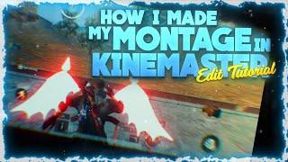 How I made my MONTAGE on KINEMASTER | kinemaster montage edit Tutorial | kinemaster tutorial | pubg