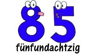  GERMAN Numbers 1-100  Big Numbers Song  Deutsche Zahlen von 1 bis 100  Zahlenlied 