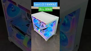 Beautiful gaming pc build Intel i5 14600kf  rtx 4060 #pcbuild #gaming #pc