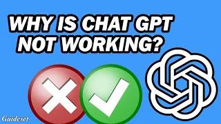 Chatgpt Not Working Fix | Why Is Chat Gpt Not Working