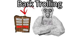 Trolling with the BARK MOD MENU! (Gorilla tag)