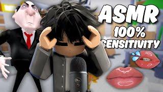 Roblox ASMR ~ Sticky Mouth Sounds at 100% Sensitivity 