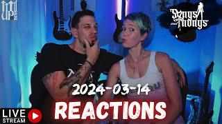 Thursday LIVE Reactions with Harry and Sharlene! Songs and Thongs
