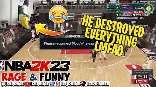 NBA 2K23 Rage and Funny Clips #2 (HE DESTROYED EVERYTHING LMAO)