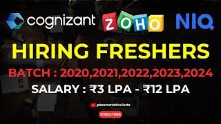 Top Job Openings for Fresh Graduates at Cognizant, Zoho, and NielsenIQ | July 2024